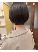 【白岩】丸みショートボブ