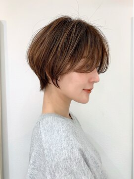 ハローバイシー 仙台(Hello by Sea) ブリーチなしハイトーン×ハンサムショート/ボブ[仙台]