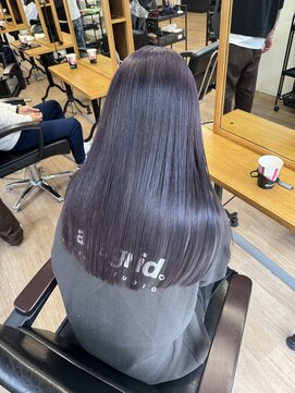 ニコ トウキョウ 渋谷(nico TOKYO) ラベンダーグレー/髪質改善/ダブルカラー/ケアブリーチ/透明感