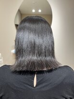 ランリ 名古屋名駅(ranri)&nbsp;ツヤ髪切りっぱなし外はねボブ