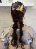 ヘアアレンジ×ポニーテール