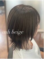 ヘアーアンドメイク ルシエル(hair&make Luxiel)&nbsp;アッシュベージュ＋レイヤーボブ