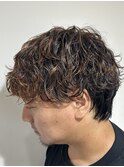 MEN’S HAIR/サーフカール/刈り上げセンターパート/松戸