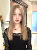 【表参道sheta/中澤】小顔ワンレンハイトーンボブルフ黒髪ロング