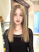 シータ(sheta)&nbsp;【表参道sheta/中澤】小顔ワンレンハイトーンボブルフ黒髪ロング