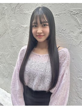 トンプソン(THOMPSON) 髪質改善/ワンレンロング/ナチュラルストレート