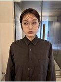 前髪アレンジで自由自在ミニショート
