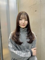 ホネン(honen)&nbsp;薬院【honen】ラベンダーベージュ×姫カット×レイヤー