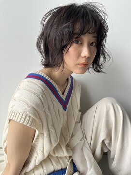 トップヘアーヒルズ 安城(TOP HAIR HILLS) ナチュラルボブふわっとアレンジ/20代/30代