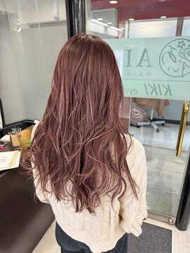 アイズ 本厚木(AIZU) コントラストハイライト ピンクベージュ