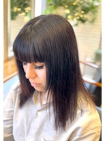 ココモ(cocomo)&nbsp;重ためぱっつん前髪♪