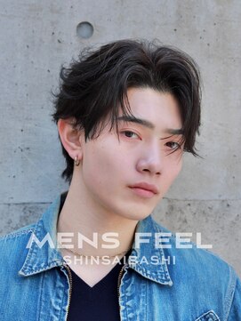 メンズフィール 心斎橋(MEN'S FEEL) フェザーショート 毛流れ ニュアンスパーマ 大人ショート