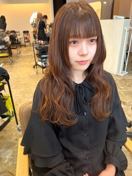 ユッカ 梅田(YUCCA) 【 YUCCA 】姫カット/フェイスレイヤー/ブラウンカット