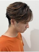 メンズフェザーパーマニュアンスパーマスパイラルパーマ刈り上げ