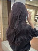 ブリーチなしダブルカラーラベンダーグレージュアッシュレイヤー