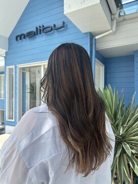 マリブヘアリゾート 太田店(malibu hair resort) アンブレラカラー/デザインカラー
