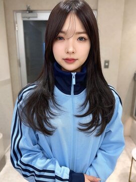 ロンド マーレ 天神大名店(Lond mare) 髪質改善　レイヤーカット　くびれ巻き　黒髪カラー　自毛カラー