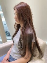 エアー 久留米(AIR)&nbsp;【久留米】 暗めピンクカラー/前髪カット/レイヤーカット