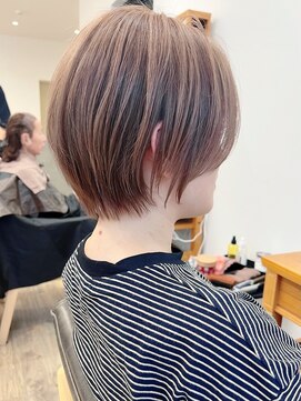 セイドット フクオカ(Say.FUKUOKA) 【Say.福岡】ショートボブ×ベージュブラウン×ダブルカラー