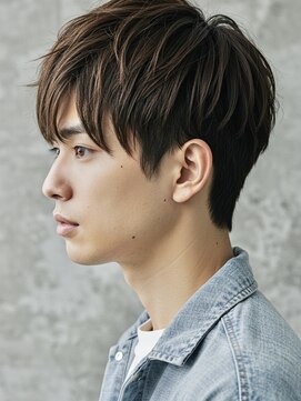レボルトヘアー(R EVOLUT hair) メンズカット/マッシュショート/束間ショート/ツーブロック/眉毛
