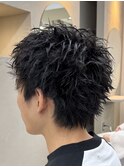 福岡刈り上げ/ツーブロックマッシュショート/スパイキーショート