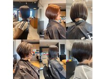 骨格補正の小顔カット、ショートカットも大人気です☆＃レイヤー