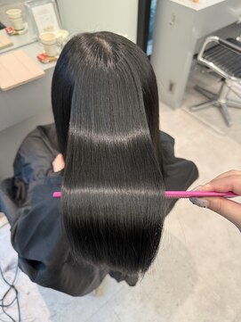 黒髪/髪質改善トリートメント/艶髪