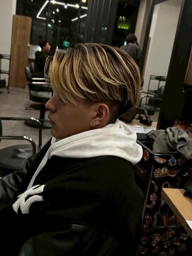 リッチブランドアンドコー(Rich Brand&Co) アップバングセンターパートツイストスパイラルバレイヤージュ