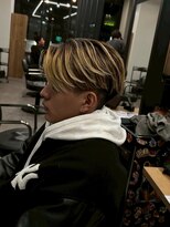 リッチブランドアンドコー(Rich Brand&Co) アップバングセンターパートツイストスパイラルバレイヤージュ