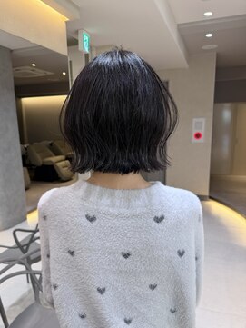 サンド 池袋 2nd(sand) 軽やかなナチュラルくびれボブ