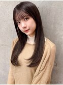 20代・30代_韓国_セミロング