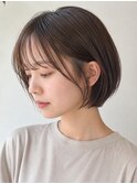 20代30代/韓国風/顔周り/ボブ