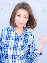 マルジュ(Marge)&nbsp;【hair make Marge】シンプルワンカールボブ