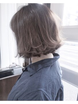 ヘアーアンドアトリエ マール(Hair&Atelier Marl) 【Marl外国人風】透け感グラデーションカラーのふんわりボブ