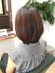 【Sec. hair design 水戸】大人かわいい 小顔 ショートボブ