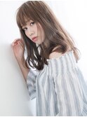清楚感×ゆるカール☆レディスイートなAラインセミロング♪