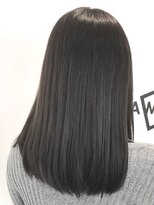 フレイムスヘアデザイン(FRAMES hair design)&nbsp;セミロング×カーキグレージュ×ストレート♪