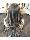 **シルバーグレージュシールエクステ**
