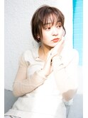 束感が可愛くてどの顔型でも似合うショートボブ