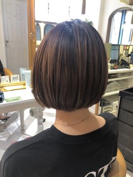 ロンドアベニール 北千住(Lond avenir) お手入れ簡単ノーブローでまとまるボブ☆ 西田大樹