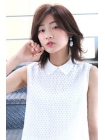 アンビエンテ(ambiente)&nbsp;外ハネ　ミディアム　イルミナカラー【坂根】