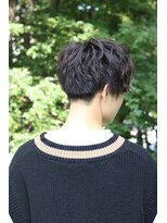 ネイビー(NAVY)&nbsp;スリークショートマッシュ刈り上げショート