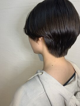ボックスサロンアンドカフェ(box. SALON and CAFE) ショートボブ　ナチュラルアッシュ