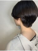 ショートボブ ナチュラルアッシュ