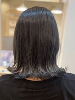 アモ(Hair design 'Amo) ブルーブラック×透明感カラー