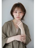 束感スタイル×外ハネ