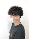 かき上げヘア ニュアンスマッシュ サイドパート 韓国マッシュ