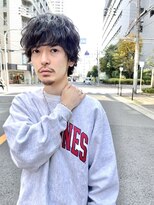 メーヴェ(Mowen) mowen 南堀江　メンズ　マッシュウルフ　メンズパーマ