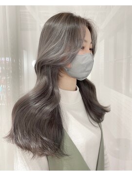 ノイズ オオサカ(NOISM) 韓国風レイヤーカット×艶インナーカラー
