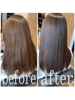 マナヘアー 倉敷(Mana Hair)&nbsp;髪質改善　before  after